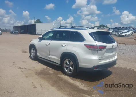2016 Toyota Highlander Limited V6 из США, поврежденный, VIN 5TDYKRFH7GS135871